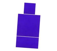 CONGARTENO 2pièces Verre Au Cobalt Bleu Verre De Chimie Au Cobalt Accessoire De Réaction De Couleur De Flamme Outil Expérimentation Chimique