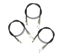 CONGARTENO 3 Câbles Métalliques Résistants pour Fauteuils Inclinables et Canapés, Levier de Commande Réglable, Lot de 3 Pièces en Métal Noir Ajustement Précis