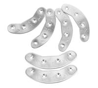 CONGARTENO 3 Paires Feuille D'anti-port Métallique Semelles De Bottes Savers De Talons De Démarrage Talonnettes Pour Bottes De Réparation Des Plaques De Talon