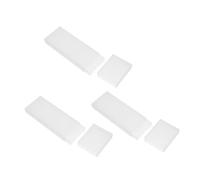 CONGARTENO 3 Pièces Boîte de rangement pour gratte-langue transporteur de grattoir de voyage étui d'emballage pour gratte-langue boîtier de grattoir à Plastique blanche