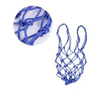 CONGARTENO 3 pièces Filet de Basket-Ball Nylon Renforcé Pochette de Rangement à Cordon Résistant pour Ballon de Sport Bleu pour Basketball et Football 3pcs