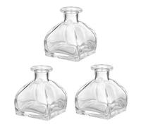 CONGARTENO 3 pièces Flacon Diffuseur Verre à Large Ouverture Transparent pour Huiles Essentielles Parfum Ambiance Maison et Décoration Bien-être