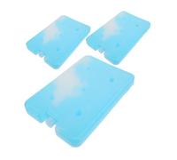 CONGARTENO 3 Pièces Ice Packs Reusable Cooler Blocks for Food Preservation Portable Cold Pads with Quick Lasting Cooling and Design