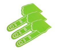 CONGARTENO 3 pièces Lot de Doigts Mousse EVA Verts Légers pour Supporters Accessoires Fête et Événements Sportifs Créatif pour Garçon Fille