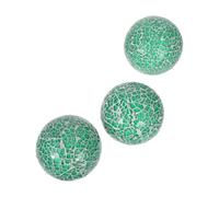 CONGARTENO 3 pièces Lot de Verre Mosaïque Vertes Décoratives pour Sapin de Noël Ornements et Résistants pour Décoration Intérieure et Extérieure de Noël Élégantes et Faciles à Suspendre