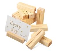 CONGARTENO 30 pièces Lot de Porte Cartes Rectangulaires avec Stable Supports pour Numéros de Table et Menus pour Décoration Mariage et