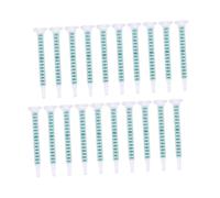CONGARTENO 30 pièces Tube de Mélange Statique Ab Carré PP Léger pour Colle Résine Époxy Accessoires de Mélange pour Application Facile et Gain