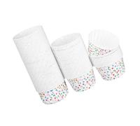 CONGARTENO 300 Pièces Caissettes à Cupcakes Jetables à Bords Roulés Gobelets Papier Polyvalents pour Muffins Crème Glacée Yaourt et Desserts Petits Bols pour et Usage Quotidien