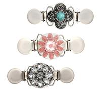 CONGARTENO 3pièces Épingle De Revers Alliage Broche Délicate Petite Boucle Épingle De Sûreté Pour Pull Accessoire Bijoux Femme