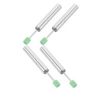 CONGARTENO 4 Pièces Amortisseur de poubelle Piston d'amortisseur de couvercle poubelle Mécanisme de clôture à ordures Acier inoxydable Vert