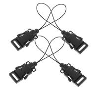 CONGARTENO 4 Pièces Attaches à Dégagement Rapide Pour Appareil Photo Avec Boucle De Connecteur Sangle Courte Réglable Pour Appareil Photo Reflex Numérique Et Téléphone