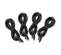 CONGARTENO 4 pièces Câble Rallonge Interface Audio-vidéo Broches pour Caméra de Recul Auto Extension Plug-and-Play Adaptable pour Divers Véhicules Kit