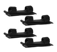 CONGARTENO 4 Pièces Lot de 4 Manchettes D’Assistance Alimentaire en Nylon Antidérapant, Sangles Universelles Réglables pour Maintien de Cuillère et Fourchette, Aide Pratique pour Personnes