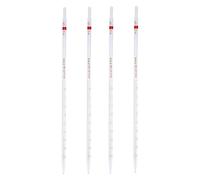 CONGARTENO 4 pièces Pipettes de Verre Graduées Lot pour Laboratoire Scientifique et Recherche Biologique Pipettes Mesure Pratiques et