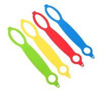 CONGARTENO 4 Pièces Poignée De Bouteille Eau Sangle Silicone pour Transport Corde De Bouteille Portable