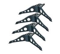 CONGARTENO 4 Pièces Support Sapin Noël Artificiel Pied Stable Abs Fixation Facile sans Outils Accessoire Vert pour Arbre Base Résistante et Décorative