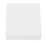 CONGARTENO 400 Pièces Bloc Note Blanche Non Collant Carrées pour Bureau Maison École Papier Mémo sans Adhésif pour Prises de Notes et Rappels Carnet Papeterie Polyvalent
