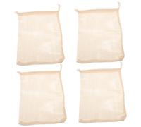 CONGARTENO 4pièces De Coton pour Fruits De Mer Réutilisables pour Ébullition De Crustacés Et Coquillages Et