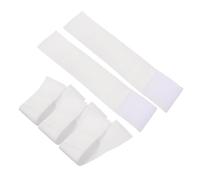 CONGARTENO 5 pièces Brassards de Capitaine Football Blanc Ajustables DIY pour Entraînement Équipe Sport Unisexe Adultes et Jeunes