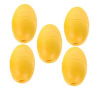 CONGARTENO 5 Pièces Flotteur Ovale pour Kayak Stabilisateur Flottant et Bouée Dancrage Flotteur Jaune pour Corde de Remorquage Sécurité et Stabilité pour Bateau Piscine et Activités Nautiques