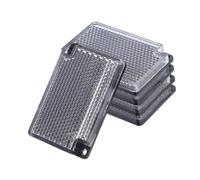 CONGARTENO 5 Pièces Grin réfléchissant Accessoire à Effet réfléchissant Panneau réflecteur rétroréfléchissant Remplacement de Grille rétroréfléchissante Abdos Noir