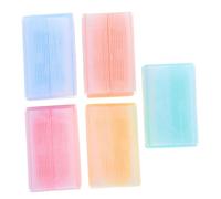 CONGARTENO 5 Pièces Lot de Brosses Tactiles Éponge pour Bain Garçon Fille Massage Doux et Entraînement Sensoriel Éponges de Bain pour Né Nettoyage Délicat Du Accessoires Puériculture