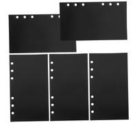 CONGARTENO 5 Pièces Pochettes Budget PP Bleues Inserts de Séparation pour Classeur Rechargeable Pochette Transparente Perforée pour Organisation Financière