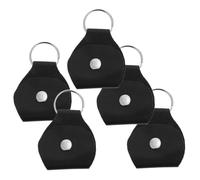 CONGARTENO 5 pièces Porte-médiators Guitare PU Cuir Étui Compact Portable avec Porte-clés pour Rangement et Protection des Plectres