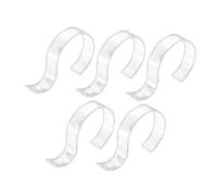 CONGARTENO 5 pièces Présentoir Ceinture Acrylique Transparent Support Organisateur Belt Holder Stand pour Homme et Femme Rack Dexposition Pratique pour Ceintures Rangement Élégant et