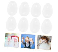 CONGARTENO 50 pièces Transparent Plastic Eggshell Candy Boxes For Vending Machine Bead Storage And Party Favor Fillable Toy For Easter And Small Item Display
