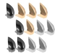 CONGARTENO 6 Paires Protège Bout Métallique pour Talons Pointus Femme de Capuchons de Protection Métal pour Talons Aiguilles Améliore Apparence et Prolonge la Durée de Vie des Chaussures