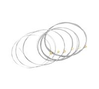 CONGARTENO 6 pièces Cordes Guitare Électrique Nickel Jeu Remplacement Clair Résonance Riche Accessoires Guitare