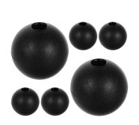 CONGARTENO 6 pièces Fitness Cable Stopper Balls Acier pour Poulie Gym Butées Nylon avec Accessoires de Rechange pour Équipement de Musculation Fixation Sécurisée et Installation Facile