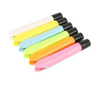 CONGARTENO 6 pièces Porte-craie Magnétique Clips Plastiques Pratiques pour Tableau Support Stable Anti-casse Kit Fournitures Scolaires Couleurs Aléatoires Couleur Aléatoire Couleur Aléatoire
