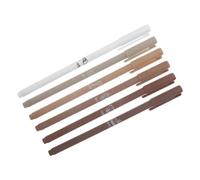 CONGARTENO 6 Pièces stylos neutres noir trousse scolaire stylo à encre d’étudiants papeterie étudiante Écrire des Brown