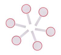CONGARTENO 6 Pièces Tableau Blanc Effaçable Mousse Planche de Score Portable Simple Face Tableau de Vote Polyvalent pour Événements et Enchères