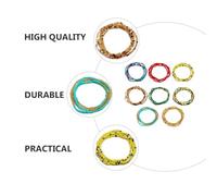 CONGARTENO 8 pièces Chaînes de Femme Bijoux Multicolores été Colliers et Chaînes Ventre Confortables Féminin