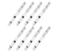 CONGARTENO 8 Pièces Ensemble de 8 Stylos-plumage à Pointe Pinceau Flexible, Rechargeables par Piston, pour Calligraphie, Dessin Artistique et Aquarelle, Stylo à Encre Pinceau pour Étudiants