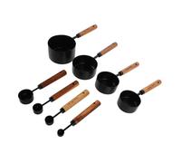 CONGARTENO 8 Pièces Set de Ustensiles de Mesure de Cuisine Acier Inoxydable avec Manches Cuillères Doseuses Résistantes pour Farine Cuisson et Pâtisserie Outils pour Chefs et Amateurs