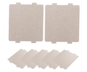 CONGARTENO 8pièces Plaques Mica Pour Four à Micro-ondes Couvercle Ondes Guidées à Haute Température Accessoires De Réparation Universels