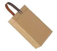 CONGARTENO À Kraft Réutilisable Et Lavable Pochette De Transport pour Bouteilles pour Convient Aux Bouteilles De Et Spiritueux