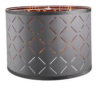 CONGARTENO Abat Jour Tissu Résistant pour Lampe de Chevet et Plafonnier Couvre Lampe Décoratif Gris Abat Jour Semi Circulaire Original pour Éclairage Intérieur