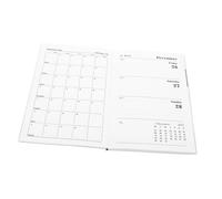 CONGARTENO Agenda avec Couverture PU Holographique Carnet Polyvalent pour Planification Budgétaire Repas Organisation Domestique Fitness et Journal de Grossesse