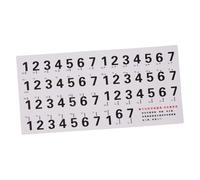 CONGARTENO Autocollants Piano Clairs Touches Stickers Adhésifs Numérotés Transparent pour Claviers Électroniques Apprentissage Musical Enseignants