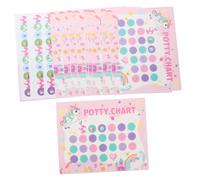 CONGARTENO Autocollants Pot Garçon Fille Réutilisables pour Apprentissage Propreté Garçon Fille Tableau Comportement Toilette Matériaux Sûrs et Design Motivateur