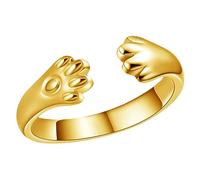 CONGARTENO Bague Ouverte Réglable Forme De Griffe De Chat Pour Femmes Bijou Accessoire Unique Pour Orteils Design Créatif Et Confortable