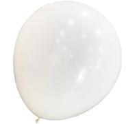 CONGARTENO Ballon Géant Rond en Latex Blanc 120 Pouces 300 G Ballon Extra Large pour Décoration de Fête Mariage Anniversaire et Événements Festifs