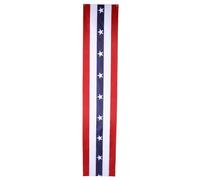 CONGARTENO Bannière Américaine pour Porche Décoration pour Bannière Dentrée Réutilisable Polyester Pongee Couleurs pour Fête de Lindépendance et Memorial Day