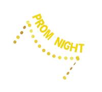 CONGARTENO Bannière de Mariage à Paillettes Dorées, 2 Pièces, Décorations pour Cortège Nuptial, Ornement Festif pour Fête de Mariage et Engagement, Guirlande Scintillante pour Déco