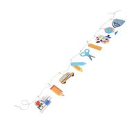 CONGARTENO Bannière de Rentrée Scolaire Guirlande Suspendue pour Bienvenue à École Décorations de Salle de Classe pour Événements Scolaires Fournitures de Fête pour Maternelle